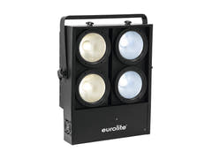EUROLITE Set med 2x Audience Blinder 4x100W LED COB CW/WW + case