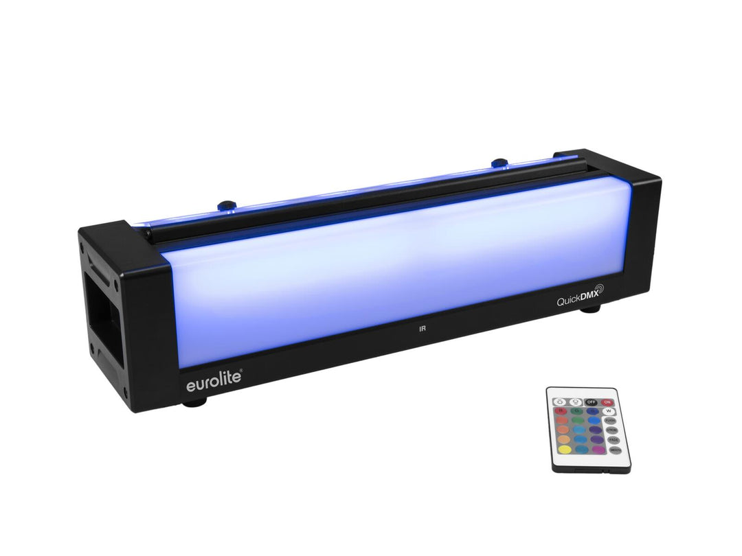 EUROLITE Set AKKU 2x Flat light 3 bk + Bar-6 + stativ