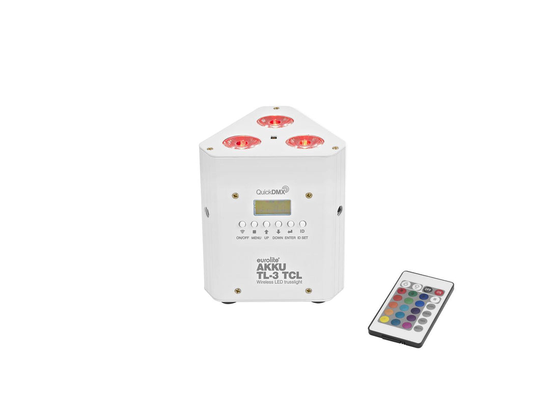 EUROLITE Set 4x AKKU TL-3 TCL vit + fodral TDV-1