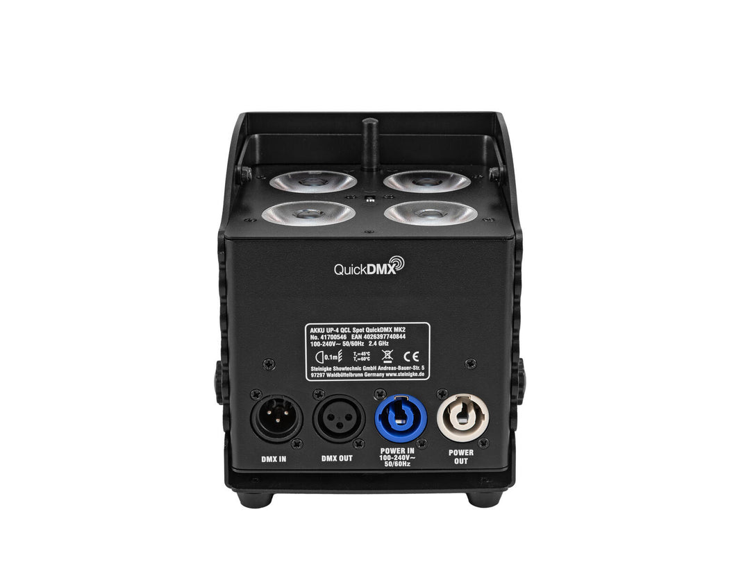 EUROLITE AKKU UP-4 QCL Spot QuickDMX MK2
