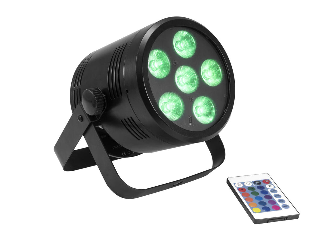 EUROLITE Set 2x AKKU PAR 6 QCL + Soft Bag
