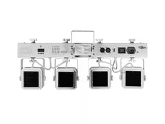 EUROLITE Set LED KLS-180 vit + BS-2 EU högtalarstativ i vit