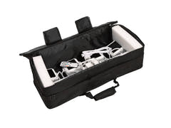 EUROLITE Set LED KLS-180 vit + BS-2 EU högtalarstativ i vit