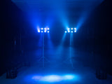 EUROLITE Set LED KLS-180 vit + BS-2 EU högtalarstativ i vit
