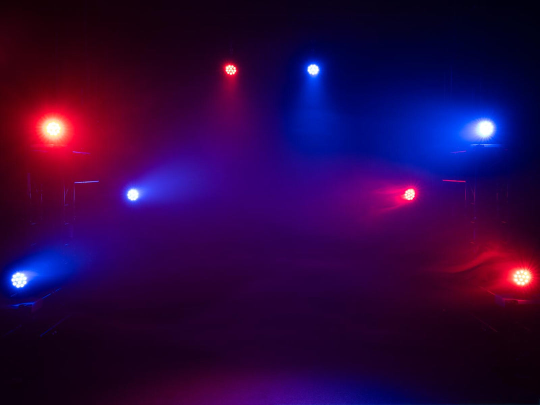 EUROLITE Set 4x LED PARty Spot Silent RGB/WW med Soft Bag