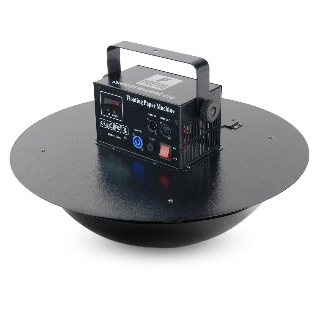 Firefog elektrisk konfettikanon 200 W med DMX och fjärrkontroll