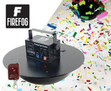 Firefog elektrisk konfettikanon 200 W med DMX och fjärrkontroll
