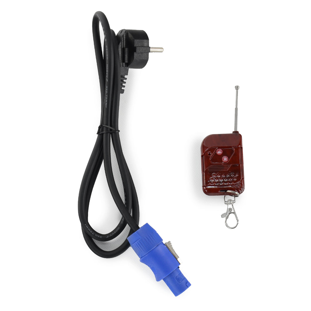 Firefog elektrisk konfettikanon 200 W med DMX och fjärrkontroll