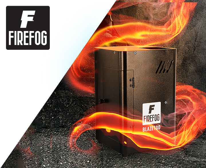 Firefog BLAZE100 flammaskin 200 W med DMX
