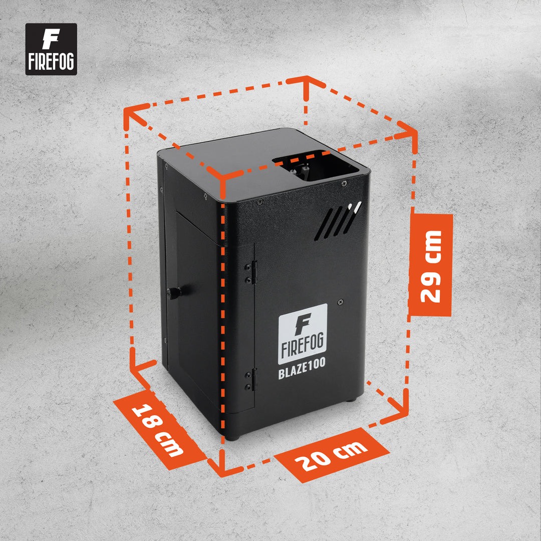 Firefog BLAZE100 flammaskin 200 W med DMX