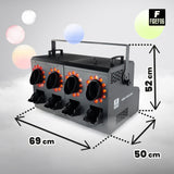 Firefog BUBBLE FOGGER 2000 rök- och bubbelmaskin med LED och DMX