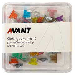 Säkringssortiment lågprofil-mini-säkring (ACN)