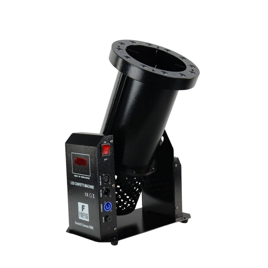 Firefog Confetti Cannon 500L konfettikanon med LED och DMX