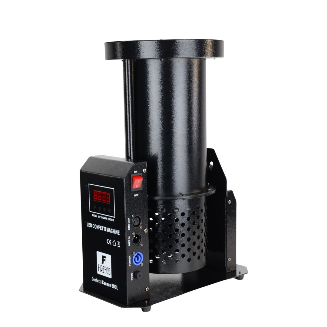 Firefog Confetti Cannon 500L konfettikanon med LED och DMX
