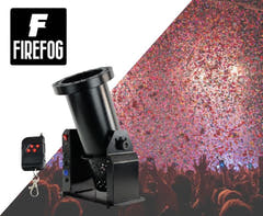 Firefog Confetti Cannon 500L konfettikanon med LED och DMX