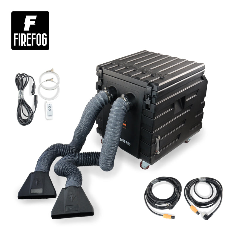 Firefog LF6000 PRO heavy smoke-maskin för torris, 6000 W