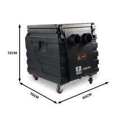 Firefog LF6000 PRO heavy smoke-maskin för torris, 6000 W