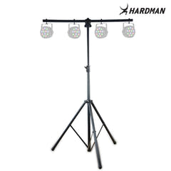 Hardman HLS2 ljusstativ med T-bar, 2,5 m, 70 kg, svart