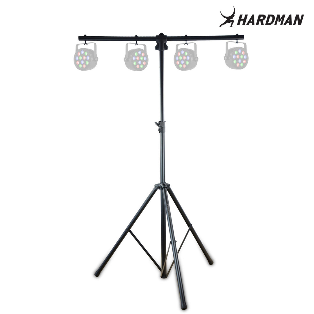 Hardman HLS2 ljusstativ med T-bar, 2,5 m, 70 kg, svart