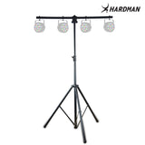 Hardman HLS2 ljusstativ med T-bar, 2,5 m, 70 kg, svart