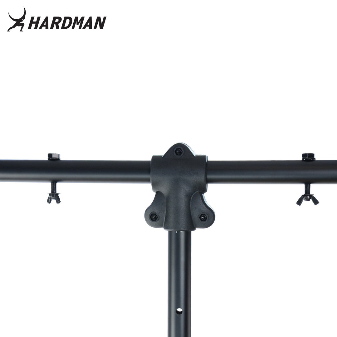 Hardman HLS2 ljusstativ med T-bar, 2,5 m, 70 kg, svart