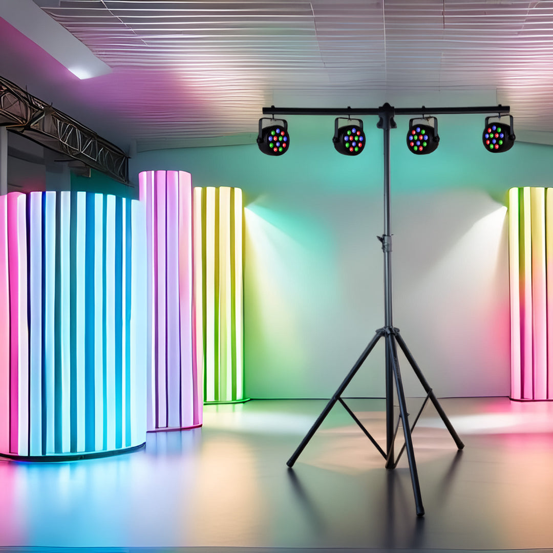 Hardman HLS2 ljusstativ med T-bar, 2,5 m, 70 kg, svart