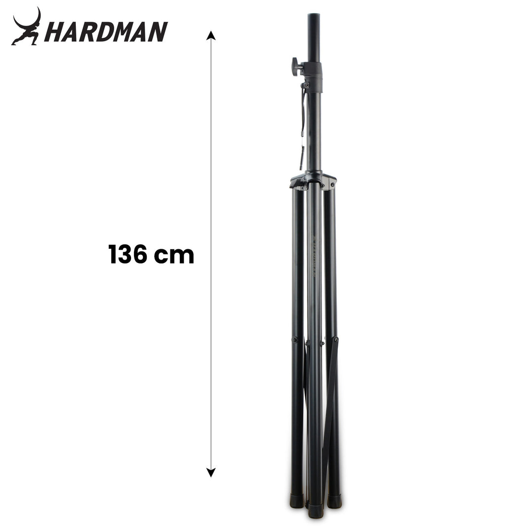 Hardman HLS2 ljusstativ med T-bar, 2,5 m, 70 kg, svart