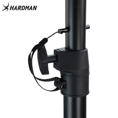 Hardman HLS2 ljusstativ med T-bar, 2,5 m, 70 kg, svart