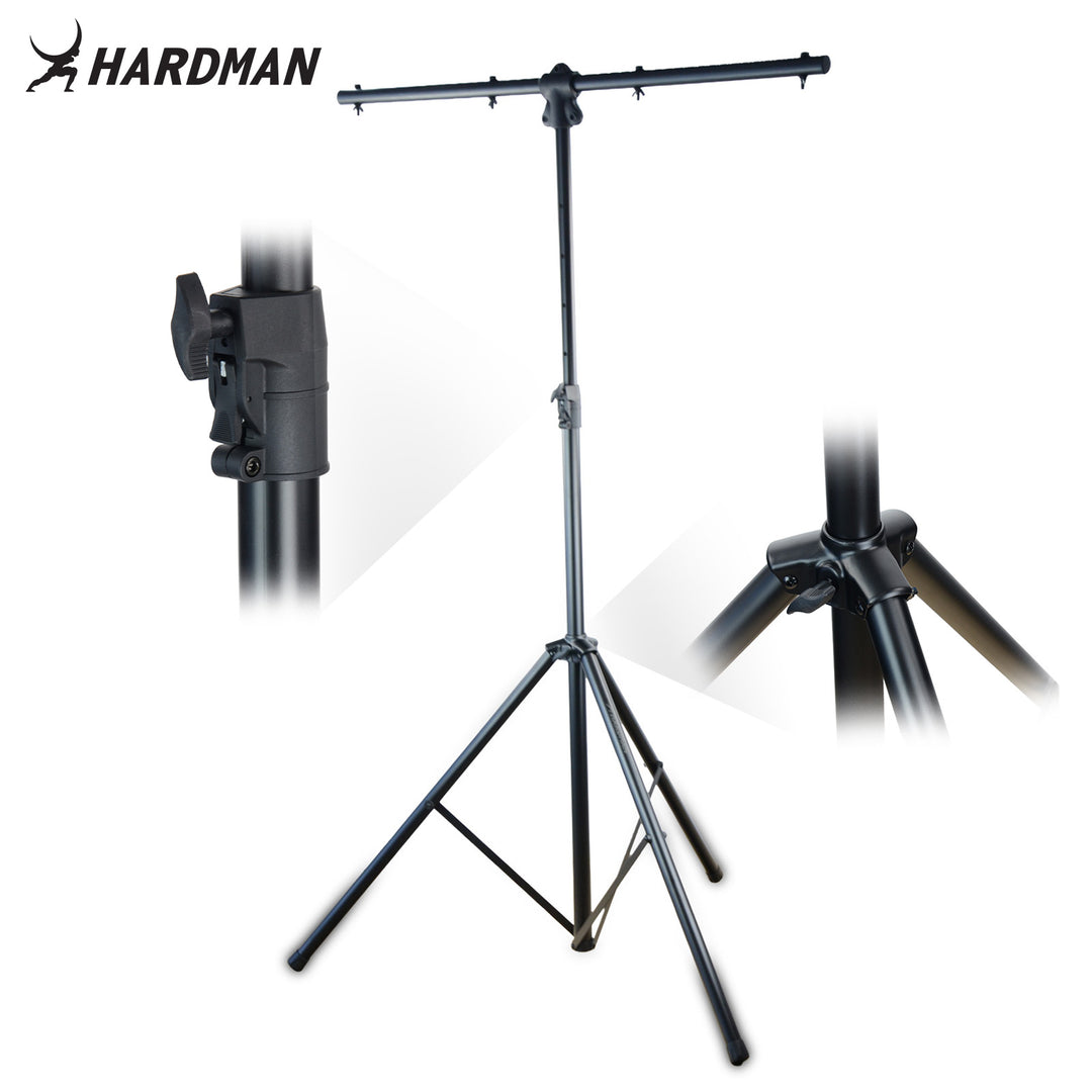 Hardman HLS3 ljusstativ med T-bar och automatisk låspinne, 2,5 m