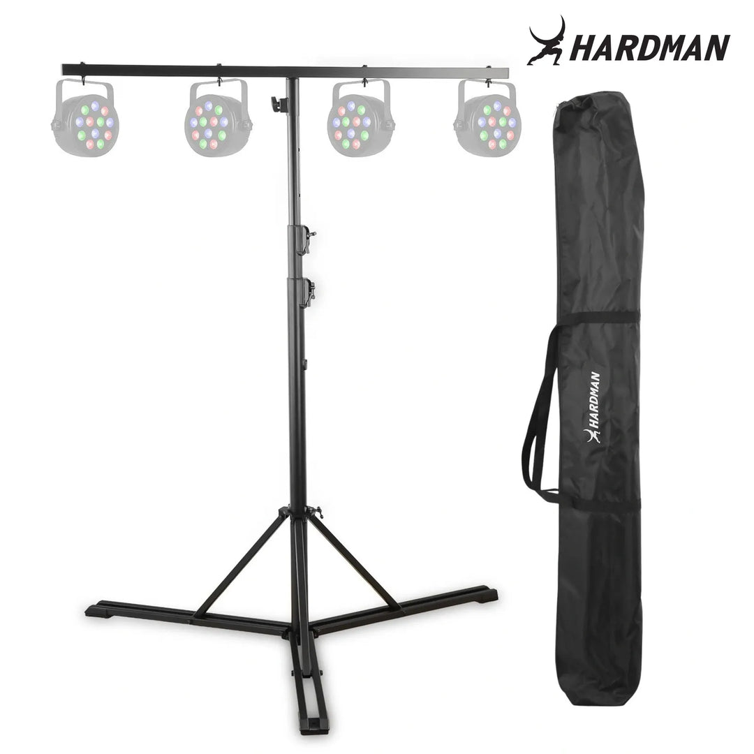 Hardman HLS13 ljusstativ med T-bar och väska, 3 m, 70 kg