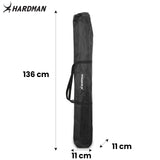 Hardman HLS13 ljusstativ med T-bar och väska, 3 m, 70 kg