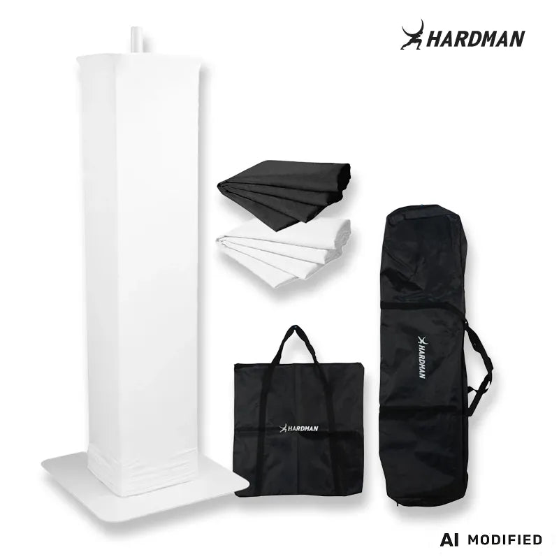 Hardman PTS23W totem, vit, 100 till 175 cm