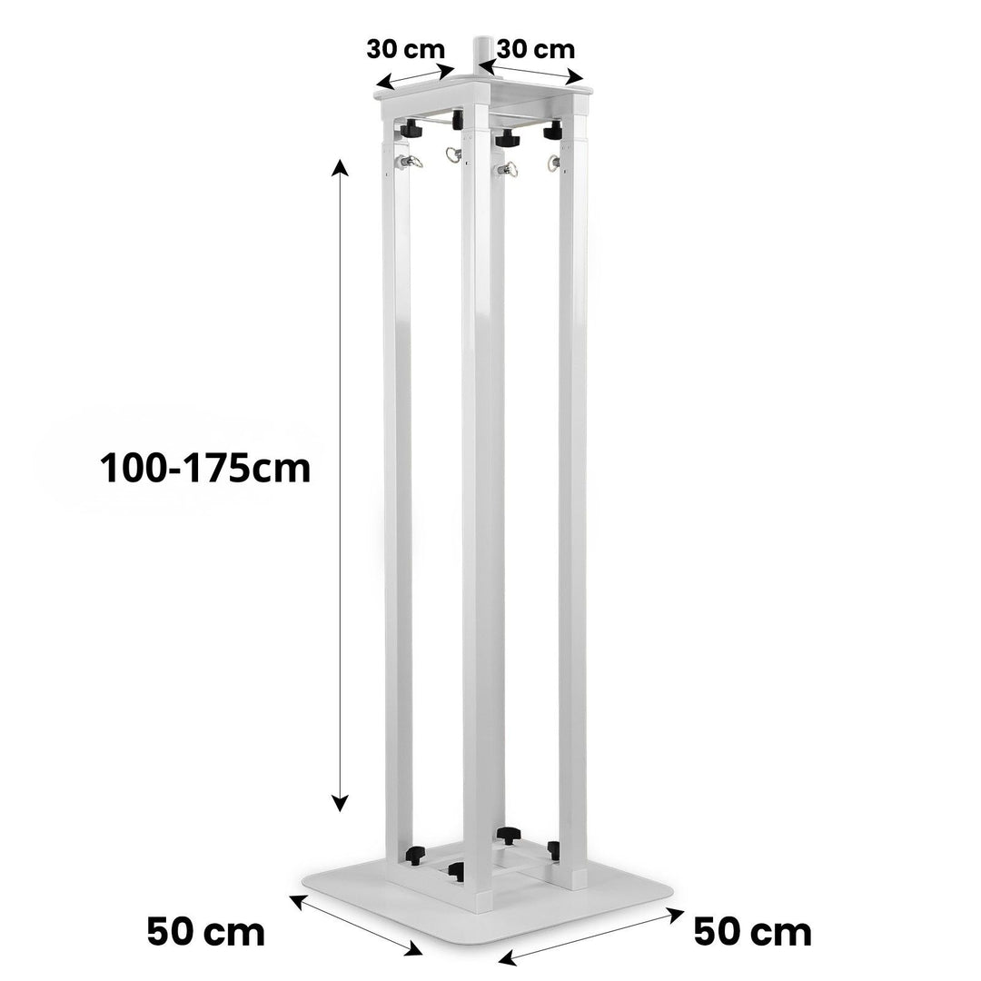 Hardman PTS23W totem, vit, 100 till 175 cm