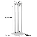 Hardman PTS23W totem, vit, 100 till 175 cm