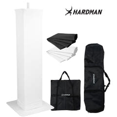 Hardman PTS23W totem, vit, 100 till 175 cm