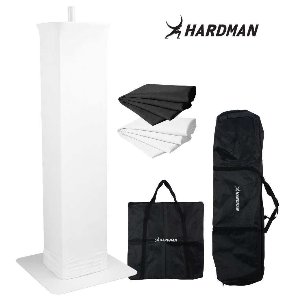 Hardman PTS23W totem, vit, 100 till 175 cm