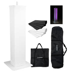 Hardman PTS23W totem, vit, 100 till 175 cm