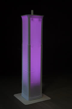 Hardman PTS23W totem, vit, 100 till 175 cm