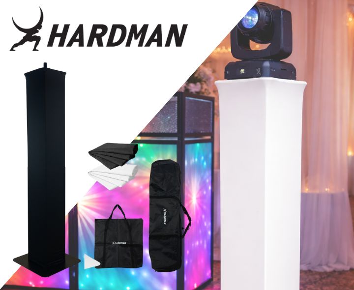 Hardman PTS23B totem, svart, 100 till 175 cm