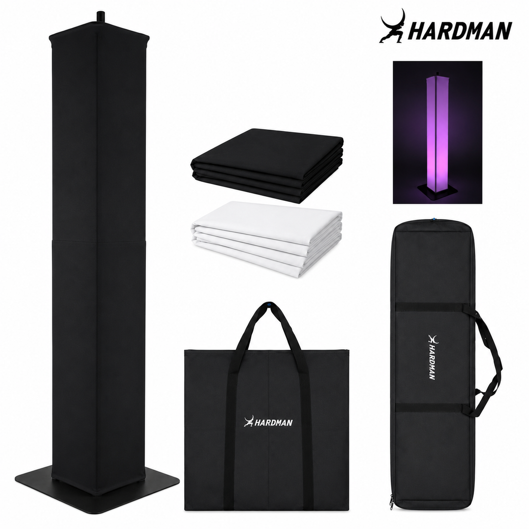 Hardman PTS23B totem, svart, 100 till 175 cm