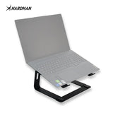 Hardman LSR2 – Hopfällbart laptopstativ i aluminium, svart