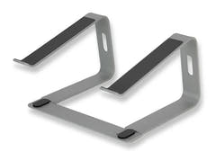 Hardman LSR2 – Hopfällbart laptopstativ i aluminium, silver