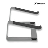 Hardman LSR2 – Hopfällbart laptopstativ i aluminium, silver