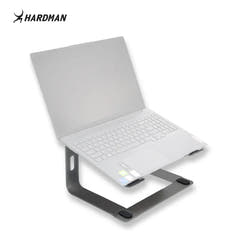 Hardman LSR2 – Hopfällbart laptopstativ i aluminium, silver