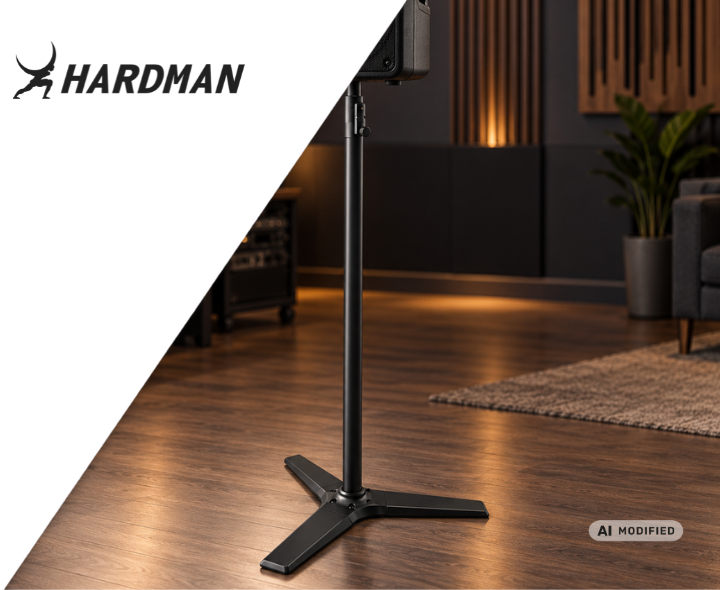 Hardman HLK57-PRO – Professionellt högtalar- och belysningsstativ 133–240 cm, 70 kg