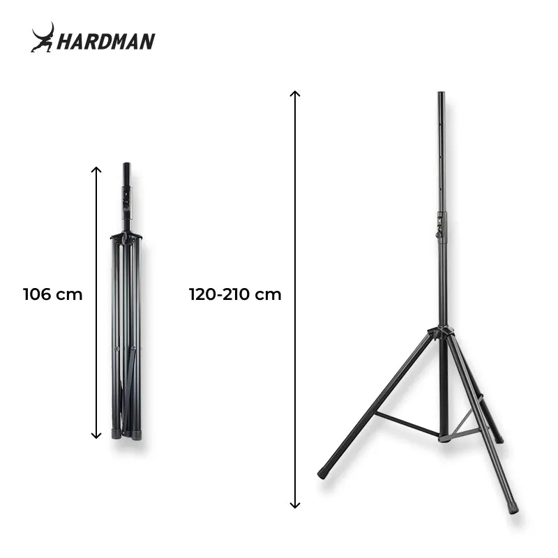 Hardman HLK58 högtalarstativ, 1,2 till 2,1 m, 70 kg