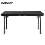 Hardman DTS1 hopfällbart DJ-bord, 154 x 52 cm, med väska