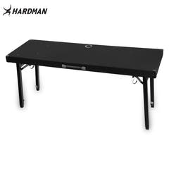 Hardman DTS1 hopfällbart DJ-bord, 154 x 52 cm, med väska