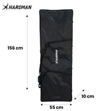 Hardman DTS1 hopfällbart DJ-bord, 154 x 52 cm, med väska