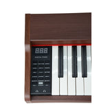 Mielczewski digitalpiano med metallben, brun